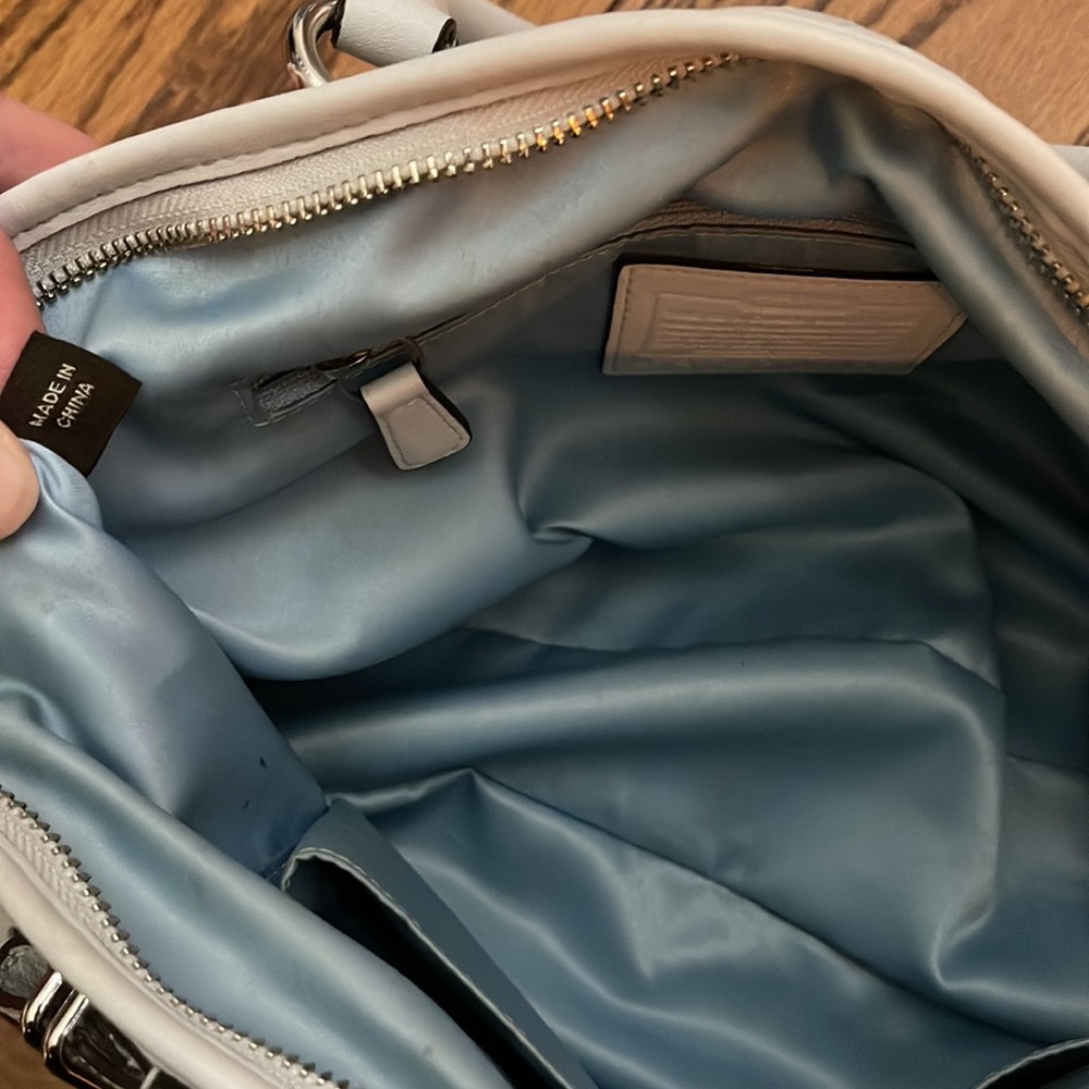 Coach Madison Leather Cut Op Art Sophia 2 way bag - Picture 8 of 11